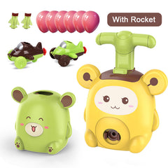 Balloon Powered Car Toy – Inertia Air Power Balloon Launcher Set, STEM Educational Science Experiment Kit for Kids